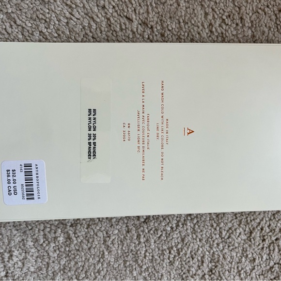 NWT Anthropologie black lace tights - Picture 3 of 3